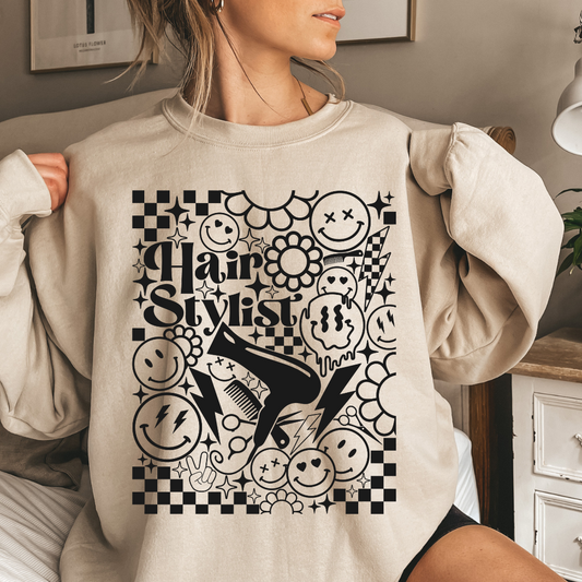 Retro Hairstylist Sweatshirt