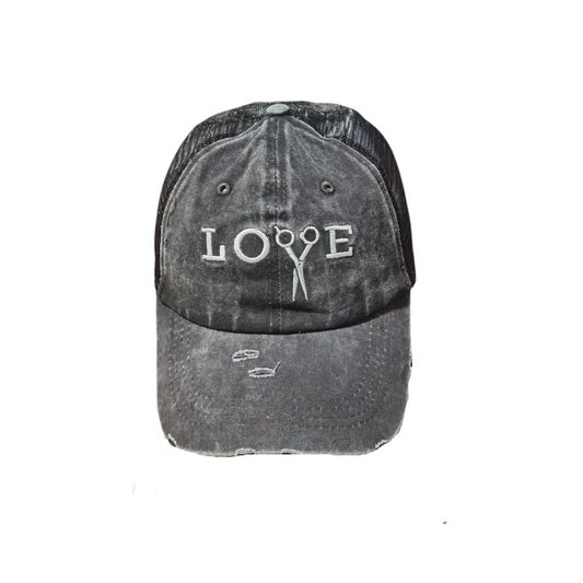 Love Shears Hairstylist Hat