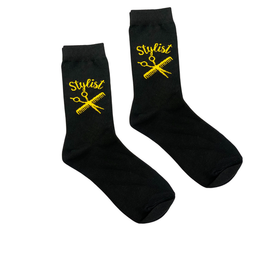 Stylist Scissor Comb Socks