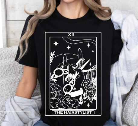 Hairstylist Tarot Card T-Shirt