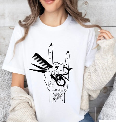 Hairdresser Hand T-Shirt