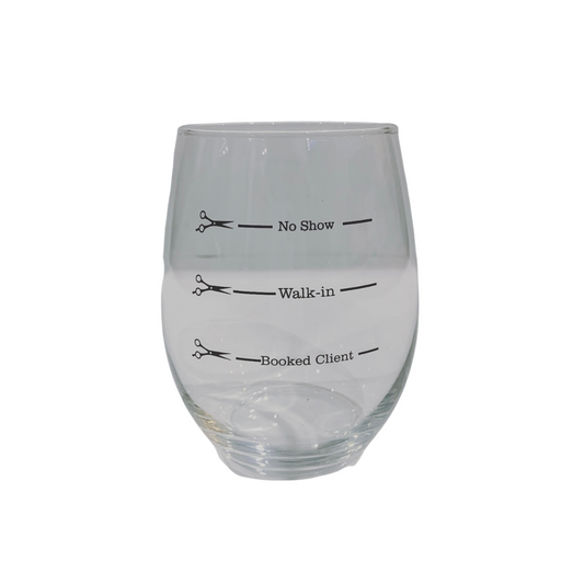 No Show Wine Glass